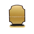 Stock Souvenir Wooden award plaque frame trophy